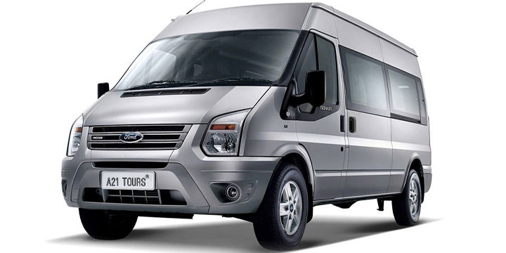 16-seat van Halong to Cat bi Airport transfer