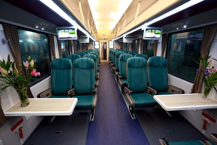 Soft seat of Da Nang Quy Nhon train