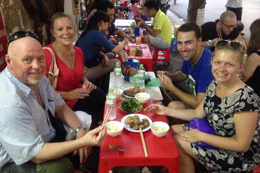 hanoi street food tour afternoon