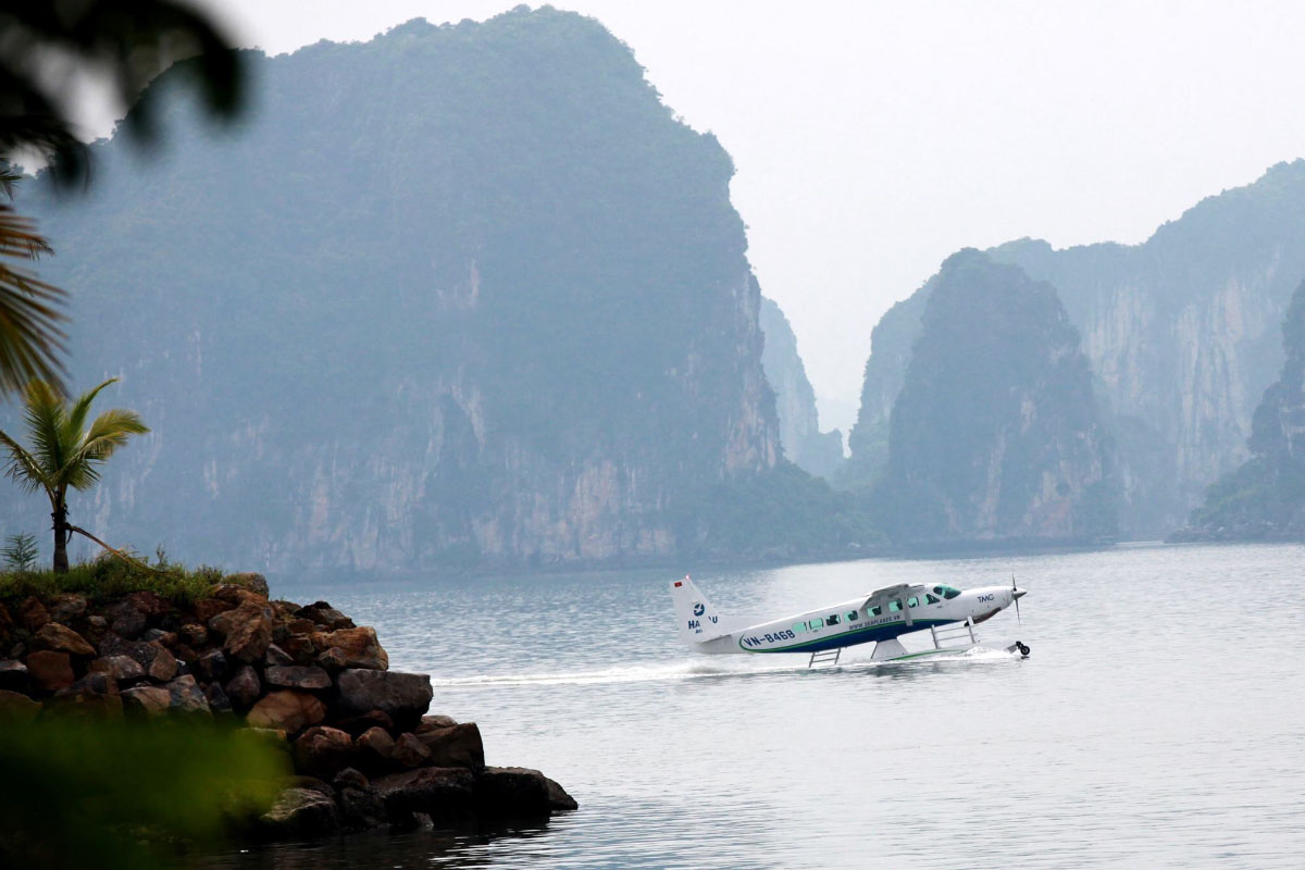 Seaplane from Hanoi to Cat Ba Island