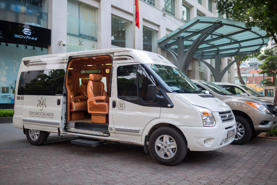 Halong to Hanoi luxury limousine van